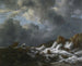 Uitzicht vanaf de Noorse kust - Jacob van Ruisdael — weergave van het kunstwerk