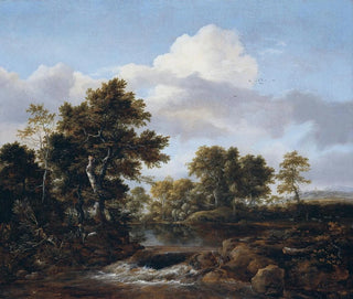 Jacob van Ruisdael - Wooded Landscape with a Stream.webp