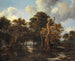 Landschapschilderij met moerasbos en een dode boom - Jacob van Ruisdael — weergave van het kunstwerk