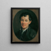 Portrait of a gentleman - Jacob van Schuppen — framed artwork on a wall
