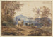 Landschap met Schapen en Geiten - Jacob van der Does — weergave van het kunstwerk