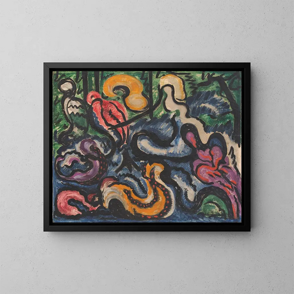 Nummer 61 - Jacoba van Heemskerck — ingelijst kunstwerk aan de muur