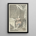 a seated man with hands clasped behind a Bible - Jacobus Buys — framed artwork on a wall