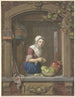 Meisje in de keuken - Jacobus Johannes Lauwers — weergave van het kunstwerk