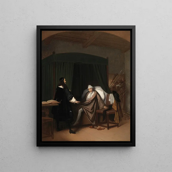Jacobus Ludovicus Cornet - De gebroeders De Witt in de Gevangenpoort Anno 1672.webp