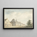 L'Hôpital Saint-Job in Utrecht - Jacobus Versteegen — ingelijst kunstwerk aan de muur