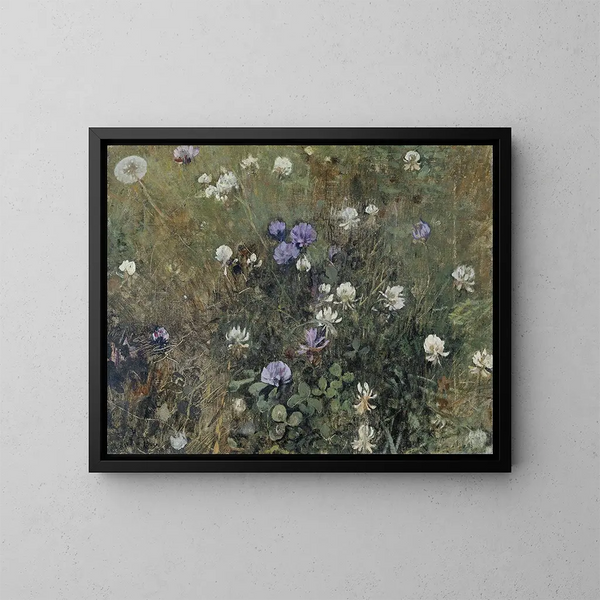 Flowering Clover - Jacobus van Looy — framed artwork on a wall