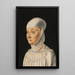 Portrait d'une vrouw, misschien een novice van San Secondo - Jacometto Veneziano — ingelijst kunstwerk aan de muur