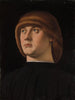 Portret van een jonge man - Jacometto Veneziano — weergave van het kunstwerk