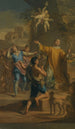 scène en plein air met een heilige in extase omringd door devoten - Jacopo Alessandro Calvi — weergave van het kunstwerk