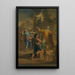 scène en plein air met een heilige in extase omringd door devoten - Jacopo Alessandro Calvi — ingelijst kunstwerk aan de muur