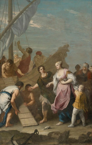 Jacopo Amigoni - The Embarkation Of Helen Of Troy.webp