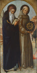 Saint Antoine Abbé et Saint Bernardin de Sienne - Jacopo Bellini — weergave van het kunstwerk