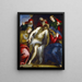 Lamentation - Jacopo Palma the Younger — framed artwork on a wall