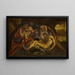La Lamentatie over de gestorven Christus - Jacopo Tintoretto — ingelijst kunstwerk aan de muur