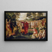 Moïse die op de rots slaat - Jacopo Tintoretto — ingelijst kunstwerk aan de muur