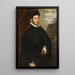 Portrait d'un noble - Jacopo Tintoretto — ingelijst kunstwerk aan de muur