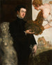 portret van Ottavio Strada - Jacopo Tintoretto — weergave van het kunstwerk