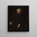 Portret van een man (conflict van gevallen) - Jacopo Tintoretto — ingelijst kunstwerk aan de muur