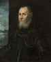 Portret van een Venetiaanse admiraal - Jacopo Tintoretto — weergave van het kunstwerk