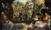 L'admiratie van het gouden kalf - Jacopo Tintoretto — weergave van het kunstwerk