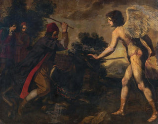 Jacopo Vignali - The Prophet Balaam and the Donkey.webp