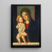 Maagd met Kind - Jacopo da Valenza — ingelijst kunstwerk aan de muur