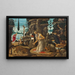 Sint Jerome boeteling - Jacopo del Sellaio — ingelijst kunstwerk aan de muur