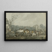 De paardenmarkt - Jacques-François-Joseph Swebach — ingelijst kunstwerk aan de muur