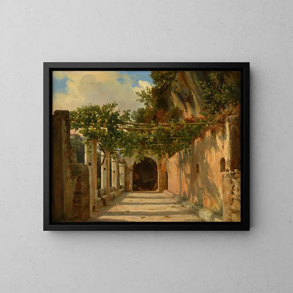Tonnelle - Jacques-Raymond Brascassat — framed artwork on a wall