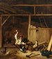 van een timmerman in een schuur - Jacques Albert Senave — weergave van het kunstwerk