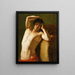 Figuren van mannen - Jacques Augustin Pajou — ingelijst kunstwerk aan de muur