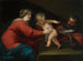Heilige Familie - Jacques Blanchard — weergave van het kunstwerk