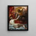 Zeus and Semele Painting - Jacques Blanchard — framed artwork on a wall