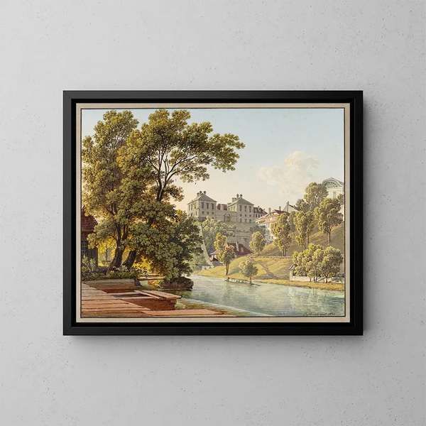 Schanz in Bern - Jacques Henri Juillerat — framed artwork on a wall