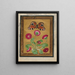Flower, butterfly, and insect paintings Pl1 - Jacques Le Moyne de Morgues — framed artwork on a wall