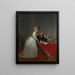 Antoine Laurent Lavoisier 1743-1794 en Marie Anne Lavoisier Marie Anne Pierrette Paulze 1758-1836 - Jacques Louis David — ingelijst kunstwerk aan de muur