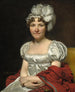 Madame David - Jacques Louis David — weergave van het kunstwerk