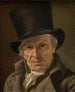 L'homme au chapeau - Jacques Louis David — weergave van het kunstwerk