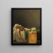 Marat vermoord - Jacques Louis David — ingelijst kunstwerk aan de muur