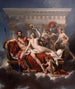 Mars ontwapend door Venus - Jacques Louis David — weergave van het kunstwerk
