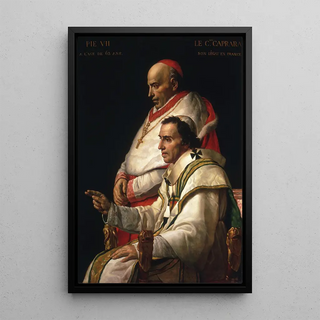 Jacques Louis David - Portrait Of Pope Pius VII And Cardinal Caprara.webp