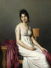 Portret van een jonge vrouw in wit - Jacques Louis David — weergave van het kunstwerk