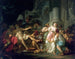 De Dood van Seneca - Jacques Louis David — weergave van het kunstwerk