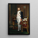 L'Empereur Napoléon in zijn werkkamer in de Tuileries - Jacques Louis David — ingelijst kunstwerk aan de muur