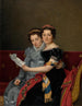 Zénaïde en Charlotte Bonaparte - Jacques Louis David — weergave van het kunstwerk