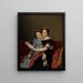 Zénaïde en Charlotte Bonaparte - Jacques Louis David — ingelijst kunstwerk aan de muur