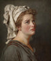 Jonge vrouw met tulband - Jacques Louis David — weergave van het kunstwerk