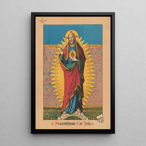 Jacques Petyt - Holy card of Jesus.webp