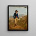 Portret van een edelman in een landschap - Jacques Sablet — ingelijst kunstwerk aan de muur